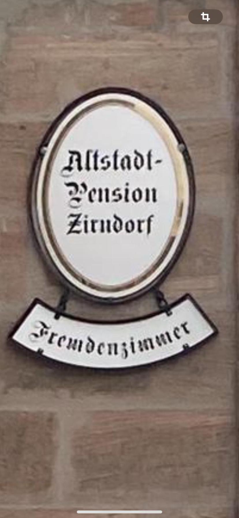 Altstadtpension Zirndorf Exterior foto